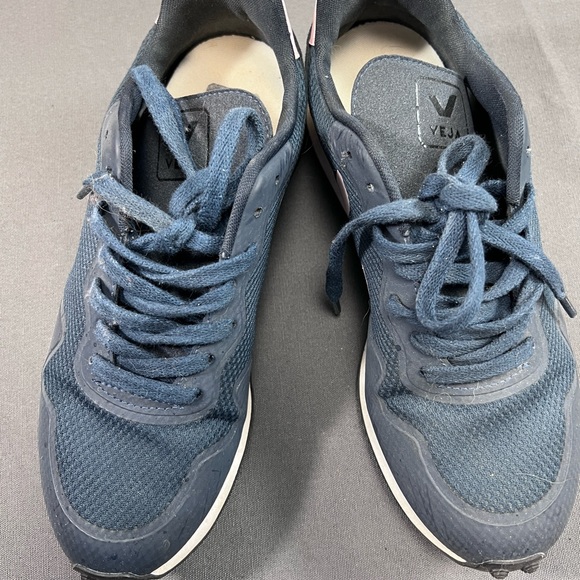 veja sdu sneakers navy blue pink size 8 - Picture 4 of 4